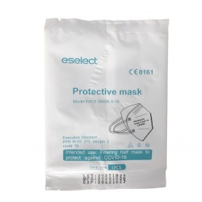 Set 600 bucati Masca de protectie FFP2 / KN95 / N95, 5 straturi, Certificata pentru protectie impotriva COVID-19, sigilate individual