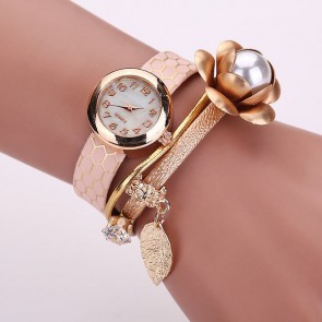 Ceas Dama Quartz Pearly Flower