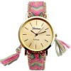 Ceas Dama Quartz Geneva Friendship Bracelet-roz