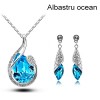 Set Crystal Water Drop-Albastru ocean