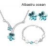 Set Spring Pastel Flowers-Albastru ocean