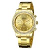 Ceas Dama Quartz Geneva Crystal  -gold